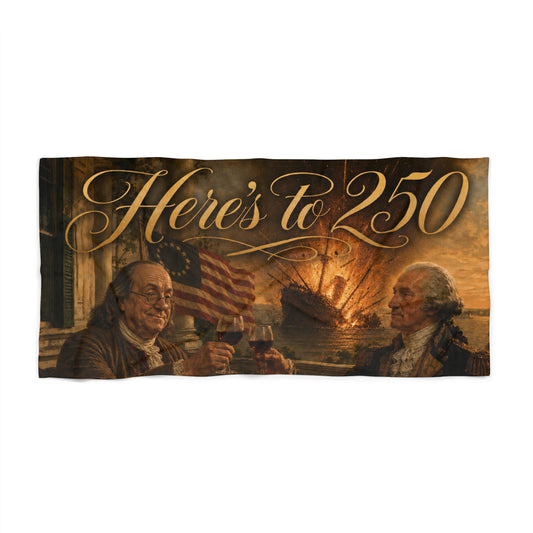 Ben and George Beach Towel